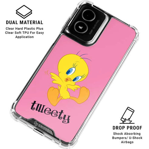 Looney Tunes Tweety Pinky Moto G Power 5G (2024) Clear Case