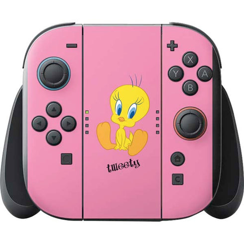 Looney Tunes Tweety Pinky Nintendo Switch 2 (2025) with Joy-Con Skin