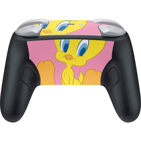 Looney Tunes Tweety Pinky Nintendo Switch 2 (2025) Pro Controller Skin