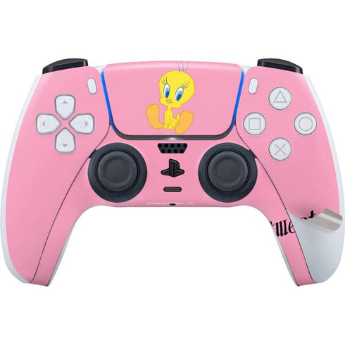 Looney Tunes Tweety Pinky PS5 Pro Disk Bundle Skin