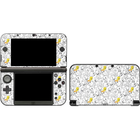 Looney Tunes Tweety Super Sized Pattern Nintendo Skins