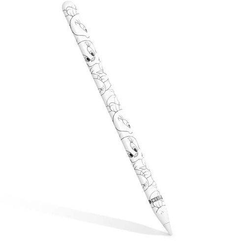 Looney Tunes Tweety Super Sized Pattern Apple Pencil (2nd Gen 2019) Skin