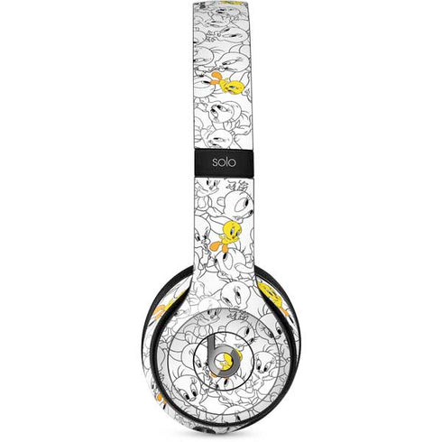 Looney Tunes Tweety Super Sized Pattern Beats Solo 2 Wired Skin