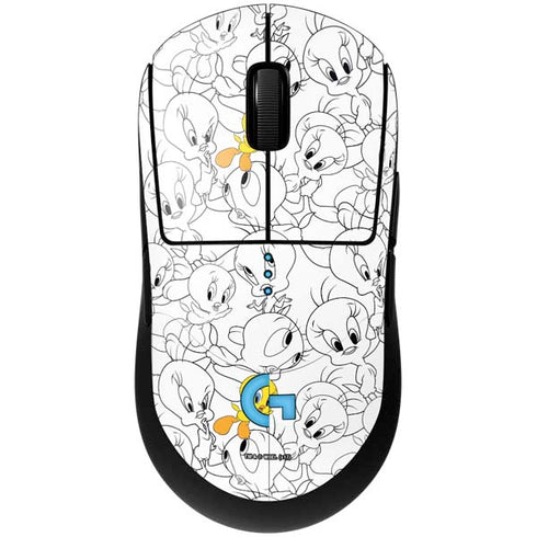Looney Tunes Tweety Super Sized Pattern G Pro Wireless Gaming Mouse Skin