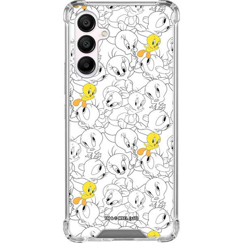 Looney Tunes Tweety Super Sized Pattern Galaxy A16 5G Clear Case