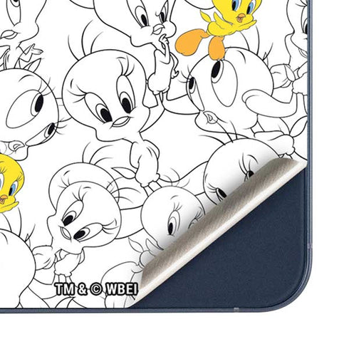 Looney Tunes Tweety Super Sized Pattern Galaxy A35 5G Skin