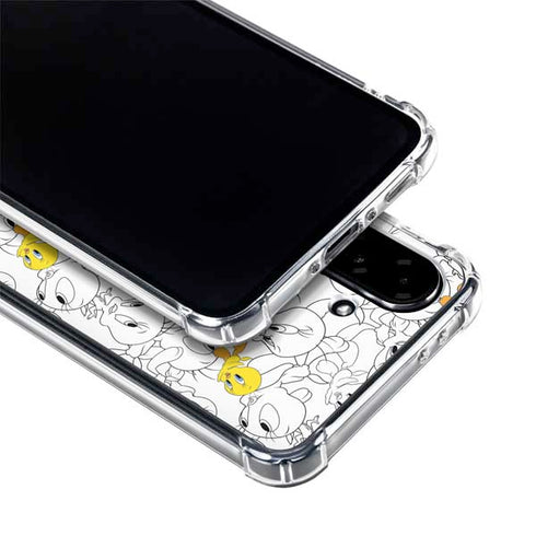 Looney Tunes Tweety Super Sized Pattern Galaxy A36 5G Clear Case