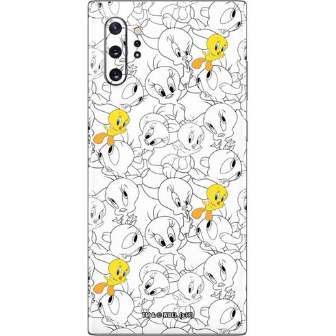 Looney Tunes Tweety Super Sized Pattern Galaxy Note 10 Plus Skin