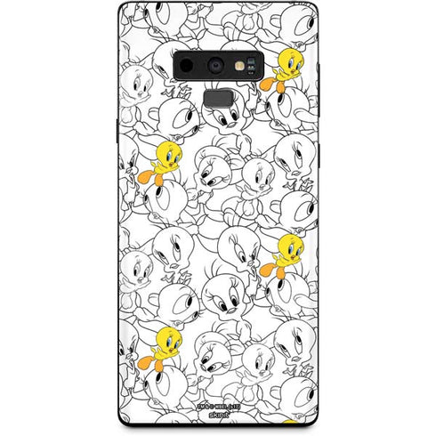 Looney Tunes Tweety Super Sized Pattern Galaxy Note 9 Skin