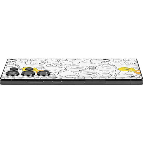 Looney Tunes Tweety Super Sized Pattern Galaxy Skins