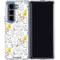 Looney Tunes Tweety Super Sized Pattern Galaxy Z Fold5 5G Clear Case