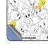 Looney Tunes Tweety Super Sized Pattern Galaxy Z Fold5 5G Skin