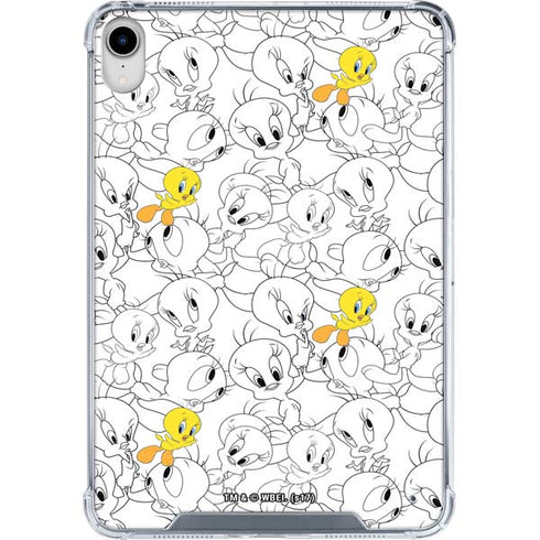 Looney Tunes Tweety Super Sized Pattern iPad 11th Gen (2025) Clear Case