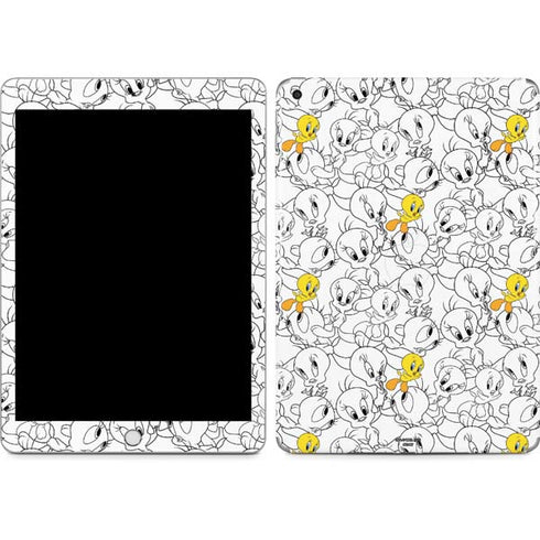 Looney Tunes Tweety Super Sized Pattern Apple iPad Skin