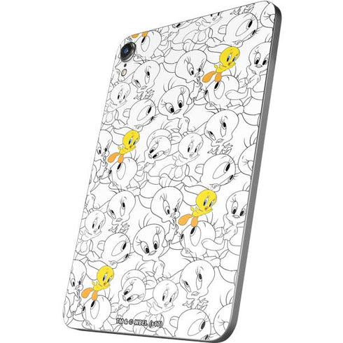 Looney Tunes Tweety Super Sized Pattern Apple iPad Mini Skin