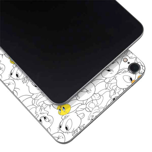 Looney Tunes Tweety Super Sized Pattern Apple iPad Mini Skin