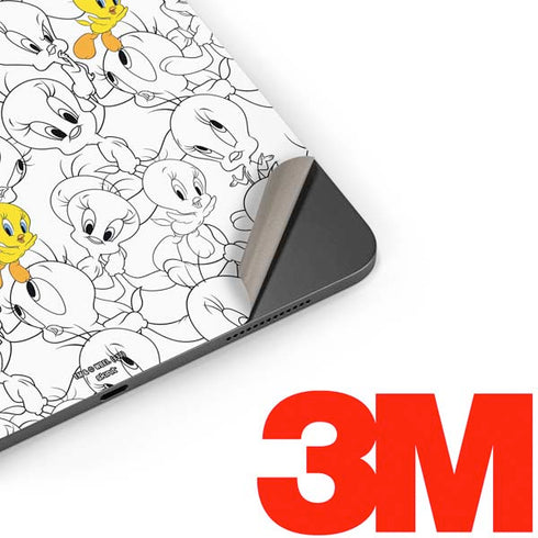 Looney Tunes Tweety Super Sized Pattern Apple iPad Pro Skin