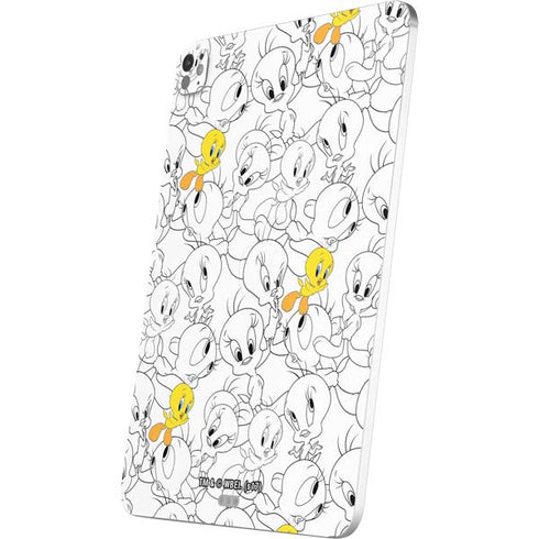Looney Tunes Tweety Super Sized Pattern iPad Pro 13in M4 (2024) Skin