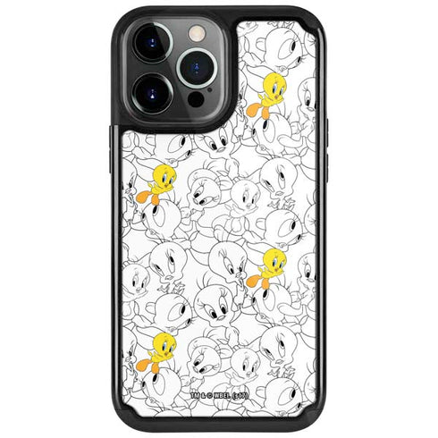 Looney Tunes Tweety Super Sized Pattern iPhone Cases