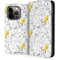 Looney Tunes Tweety Super Sized Pattern iPhone 14 Pro Folio Case