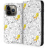 Looney Tunes Tweety Super Sized Pattern iPhone 14 Pro Folio Case
