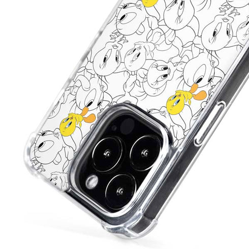 Looney Tunes Tweety Super Sized Pattern iPhone 16 Pro MagSafe Case