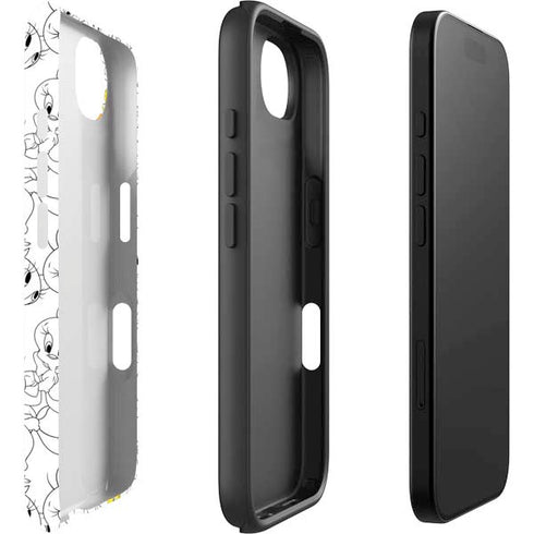 Looney Tunes Tweety Super Sized Pattern iPhone 16e Impact Case