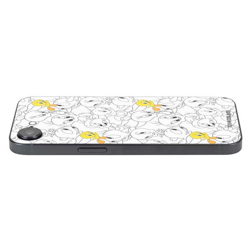 Looney Tunes Tweety Super Sized Pattern iPhone 16e Skin