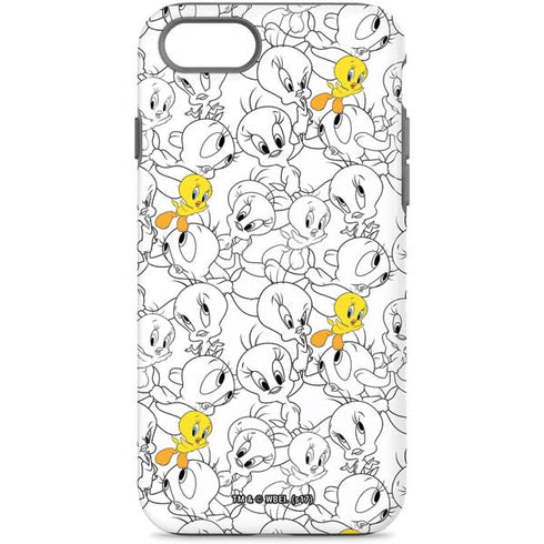 Looney Tunes Tweety Super Sized Pattern iPhone Cases