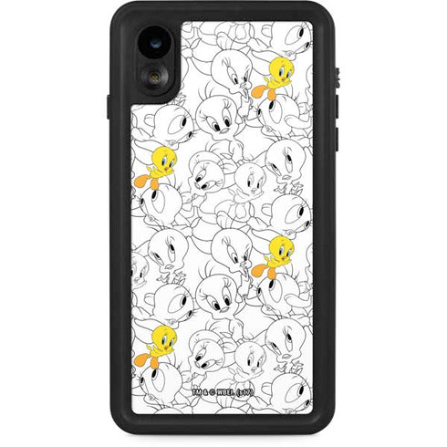 Looney Tunes Tweety Super Sized Pattern iPhone Cases