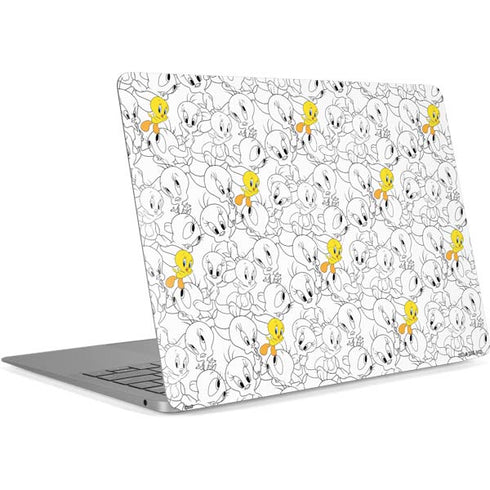 Looney Tunes Tweety Super Sized Pattern Apple MacBook Air Skin