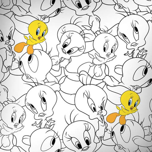 Looney Tunes Tweety Super Sized Pattern Moto G6 Skin