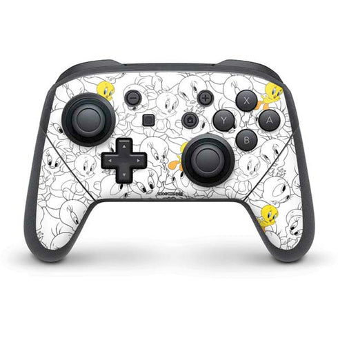Looney Tunes Tweety Super Sized Pattern Nintendo Skins