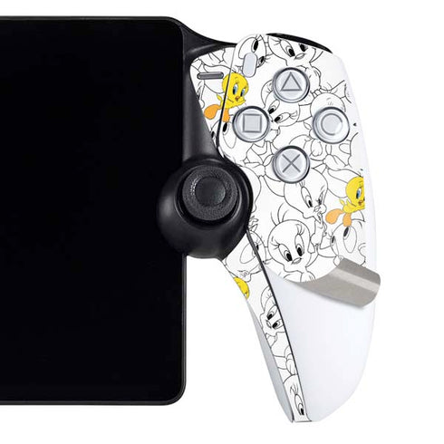 Looney Tunes Tweety Super Sized Pattern PlayStation Portal Remote Player Skin