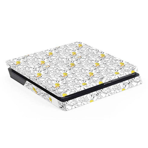 Looney Tunes Tweety Super Sized Pattern PlayStation PS4 Skins