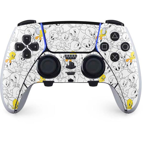 Looney Tunes Tweety Super Sized Pattern PlayStation PS5 Skins