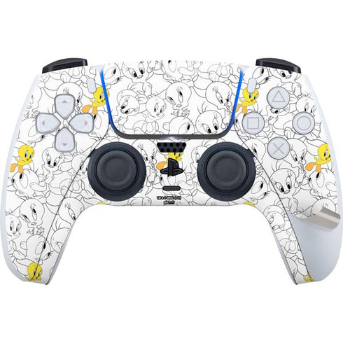 Looney Tunes Tweety Super Sized Pattern PS5 Pro Bundle Skin