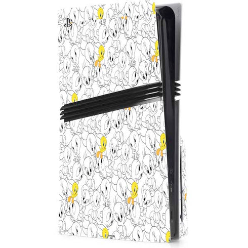Looney Tunes Tweety Super Sized Pattern PlayStation PS5 Skins