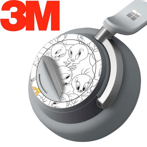 Looney Tunes Tweety Super Sized Pattern Surface Headphones Skin