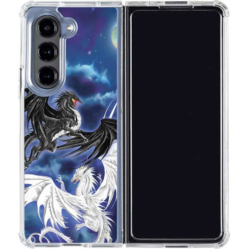 Twilight Duel by Ruth Thompson Galaxy Z Fold5 5G Clear Case
