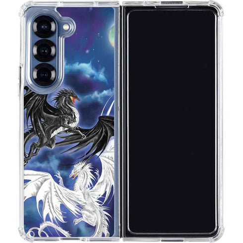 Twilight Duel by Ruth Thompson Galaxy Z Fold6 Clear Case