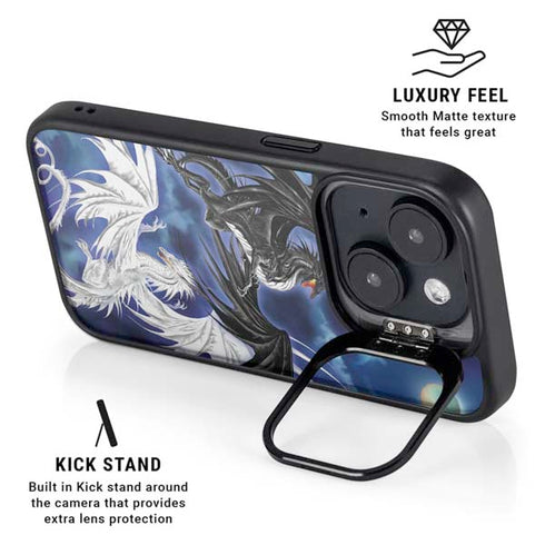 Twilight Duel by Ruth Thompson iPhone 15 Plus Kickstand Case