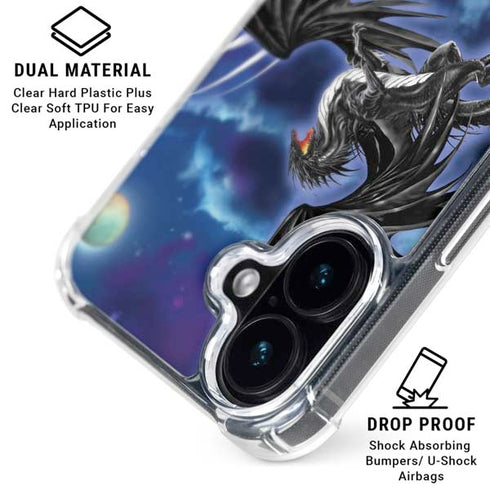 Twilight Duel by Ruth Thompson iPhone 16 Plus Clear Case