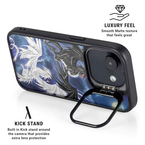 Twilight Duel by Ruth Thompson iPhone 16e Kickstand Case