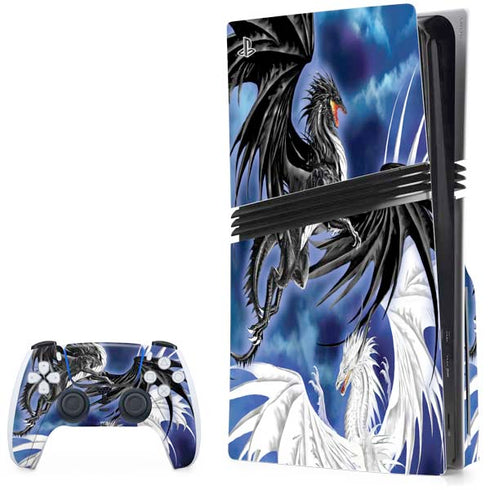 Twilight Duel by Ruth Thompson PS5 Pro Disk Bundle Skin