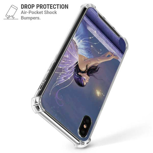 Twilight Shimmer by Rachel Anderson iPhone X/XS Clear Case