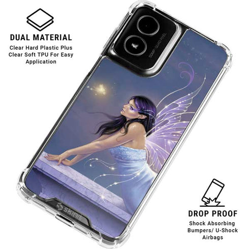 Twilight Shimmer by Rachel Anderson Moto G Power 5G (2024) Clear Case