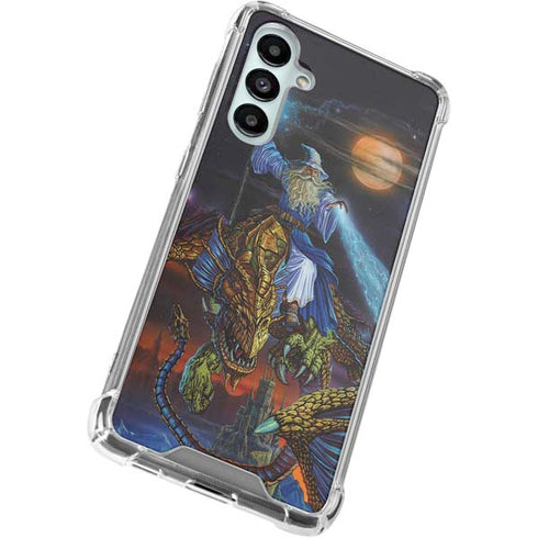 Twilight Tempest Wizard by Ed Beard Jr Galaxy A16 5G Clear Case