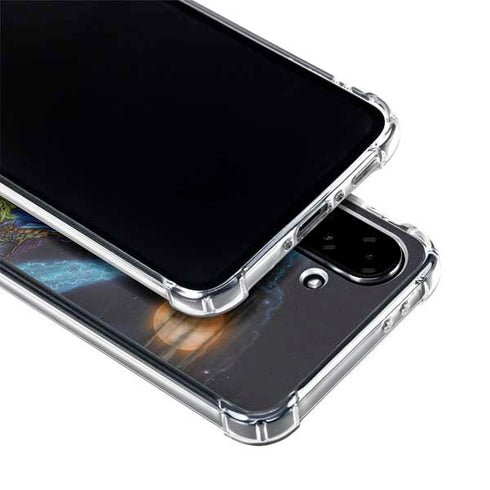 Twilight Tempest Wizard by Ed Beard Jr Galaxy A36 5G Clear Case