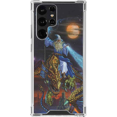 Twilight Tempest Wizard by Ed Beard Jr Galaxy S23 Ultra Clear Case